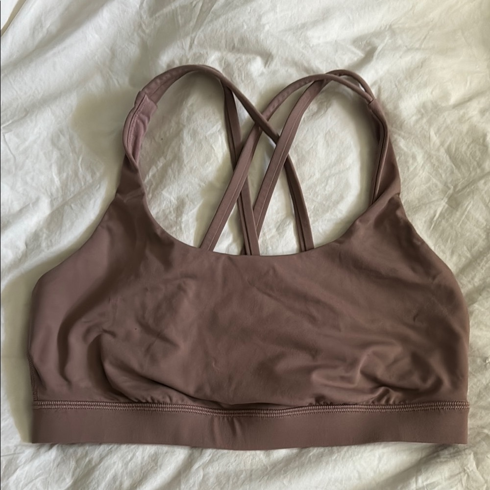 Lululemon energy Mauve Sports Bra